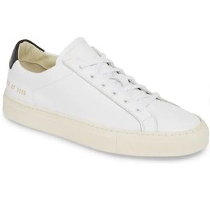 Retro Low Top Sneaker WOMAN BY COMMON PROJECTS Achilles Leather Sneakers